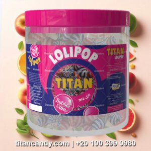 Titan Lollipop Bubble Gum